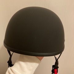 新品マットブラックヘルメットの画像