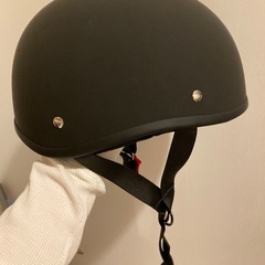 新品マットブラックヘルメットの画像