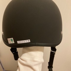 新品マットブラックヘルメットの画像