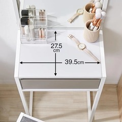 【取引中】LOWYA ドレッサー/おしゃれ/コンパクト/多収納の画像