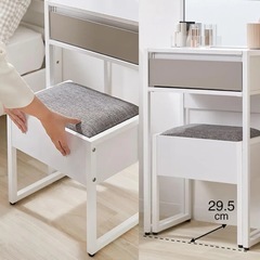 【取引中】LOWYA ドレッサー/おしゃれ/コンパクト/多収納の画像