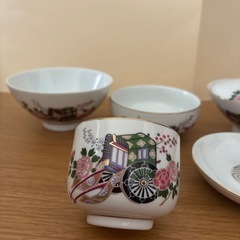 お食い初めの食器セットの画像