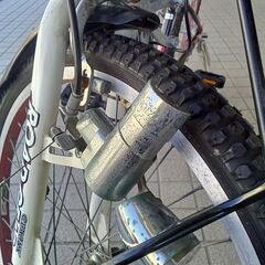 リユースのサカイ栃木店★ジモティ割あり★  子供用自転車 24インチ レッド×ブラック×ホワイト クリーニング済み TC11621の画像