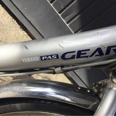 h-215△ q 岐阜発/ヤマハPAS GEAR/電動アシスト自転車/24インチ/3段変速/バッテリー8.7Ah/充電器なし/走行確認/現状品/管18s/ R7.11/12 △の画像