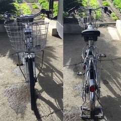 h-215△ q 岐阜発/ヤマハPAS GEAR/電動アシスト自転車/24インチ/3段変速/バッテリー8.7Ah/充電器なし/走行確認/現状品/管18s/ R7.11/12 △の画像