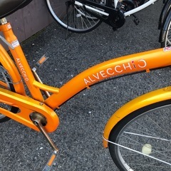 ジモティ割引有★【ジャングルジャングル岸和田店】自転車 シティサイクル ママチャリ オレンジ  26インチ 南大阪 岸和田市 貝塚市 泉佐野市 和泉市 忠岡町 熊取町の画像