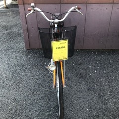 ジモティ割引有★【ジャングルジャングル岸和田店】自転車 シティサイクル ママチャリ オレンジ  26インチ 南大阪 岸和田市 貝塚市 泉佐野市 和泉市 忠岡町 熊取町の画像