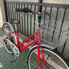 🔹シティサイクル 27インチ 6段・オートライト ほぼ新車です✨の画像