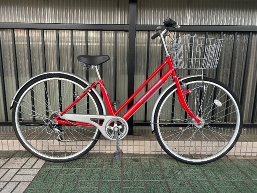 ?シティサイクル 27インチ 6段・オートライト ほぼ新車です✨
