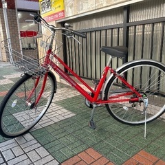 🔹シティサイクル 27インチ 6段・オートライト ほぼ新車です✨の画像