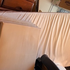 シルグルベッド　フレーム　マットレスセット　引き出し付きの画像