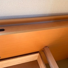 シルグルベッド　フレーム　マットレスセット　引き出し付きの画像