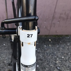 ジモティ割引有★【ジャングルジャングル岸和田店】自転車 シティサイクル ママチャリ ホワイト 27インチ 南大阪 岸和田市 貝塚市 泉佐野市 和泉市 忠岡町 熊取町の画像