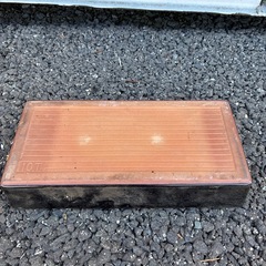 黒水盤　花器　めだか展示鉢。の画像