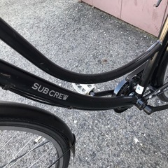 ジモティ割引有★【ジャングルジャングル岸和田店】自転車  シティサイクル ママチャリ ブラック 27インチ 南大阪 岸和田市 貝塚市 泉佐野市 和泉市 忠岡町 熊取町の画像