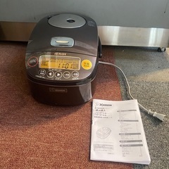 ★象印 圧力IH 炊飯器 極め炊き NP-BF10 5.5合 鉄器コート プラチナ厚釜 ステンレス 熟成炊き 炊き分け圧力 うるつや保温 30時間 ZOJIRUSHI 2017年製★の画像