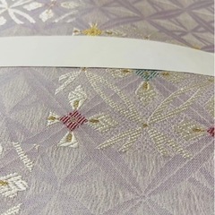 【西陣織】薄紫の帯 - 刺繍入りの画像