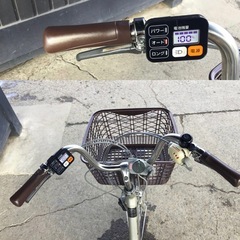 h-216△ q 岐阜発/パナソニック/電動アシスト三輪自転車/スイングあり/3段変速/バッテリー12Ah/充電器なし/走行確認/現状品/管25s/ R7.11/12 △の画像