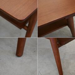 ≪zyt2574ジ限≫ ニトリのセンターテーブル 幅100cm 奥行40cm　　　nitori/1500443/セーブル3/ミドルブラウン/おしゃれ/シンプル/中古家具/宮城県仙台市 071113-04の画像