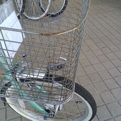 リユースのサカイ栃木店★ジモティ割あり★  ギア付き自転車 20インチ グリーン クリーニング済み TC11624の画像