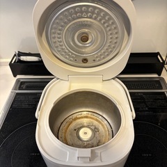 SHARP 炊飯器 KS-CF05B-W 0.54L（3合炊き）の画像