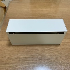 無印　スチールタップ収納箱の画像