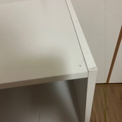 カラーボックス　白　2段の画像