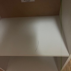 カラーボックス　白　2段の画像