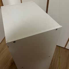 カラーボックス　白　2段の画像