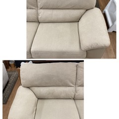 ジモティー限定価格！S763 ⭐ NITORI ニトリ 3Pソファ SOFA WALL3-KD 幅195cm USED 美品の画像