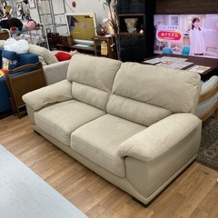ジモティー限定価格！S763 ⭐ NITORI ニトリ 3Pソファ SOFA WALL3-KD 幅195cm USED 美品の画像