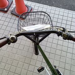 リユースのサカイ栃木店★ジモティ割あり★  ギア付き自転車 20インチ ダークグリーン クリーニング済み TC11625の画像
