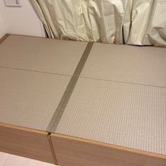 セミダブル たたみベッド 収納付きベッド 小上がりベッドの画像