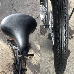 h-217△ q 岐阜発/ CAPTAIN STAG/ 折りたたみ自転車/ 20インチ/ 6段変速/ 走行確認/ 色塗りあり/ 現状品/ R7.11/12 △の画像