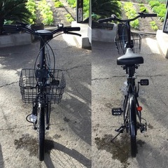 h-217△ q 岐阜発/ CAPTAIN STAG/ 折りたたみ自転車/ 20インチ/ 6段変速/ 走行確認/ 色塗りあり/ 現状品/ R7.11/12 △の画像