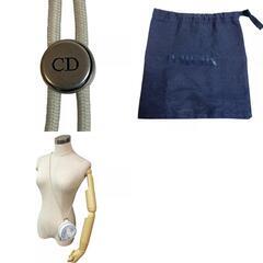 クリスチャンディオール Christian Dior ポーチ ヒルトン・ネルコラボ ヨーヨーポーチ ストラップ付 犬 ホワイトの画像