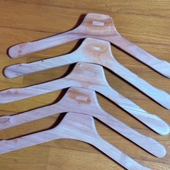 木製ハンガーみたいな５本セットの画像