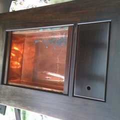 「アンテイーク品」黒檀の火鉢の画像