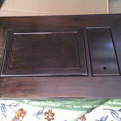 「アンテイーク品」黒檀の火鉢の画像