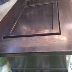 「アンテイーク品」黒檀の火鉢の画像