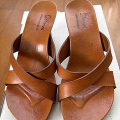 URBAN RESEARCH DOORS レザーサンダル 23cmcmの画像