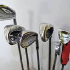 【KSD/A/Io/00】ゴルフ屋内素振り用アイアン・6本おまとめ出品・ヘッドは大人用・サイズが合えばジュニア練習用も可能かと思われます。ボールは打てません　素振り用の画像