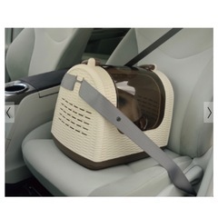 【美品】リッチェル ラタンキャリー ブラウン　の画像