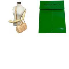 ボッテガヴェネタ BOTTEGAVENETA ショルダーバッグ マキシイントレチャート 2WAY ハンド ベージュの画像