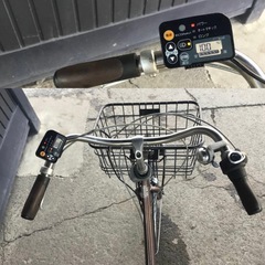 h-218△ q 岐阜発/パナソニック/電動アシスト自転車/26インチ/3段変速/バッテリー8.9Ah/充電器なし/走行確認/現状品/ 管18s/ R7.11/10 △の画像