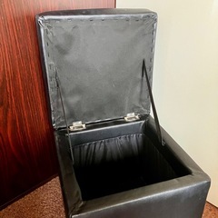 収納スツール 椅子 収納ボックス　オットマンの画像