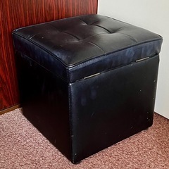 収納スツール 椅子 収納ボックス　オットマンの画像