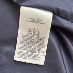 GAP ロングアウター　ネイビー140cmの画像