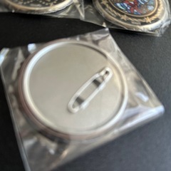 缶バッジ  　ディズニー 24金 5個まとめの画像