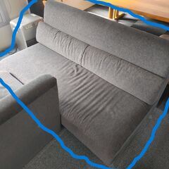 床置きローソファ（L字×1、I字×2）の画像